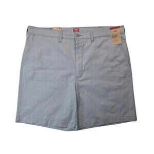 Levis XX Chino Relaxed Fit 8'' Blue Shorts Mens Size 40 NEW NWT